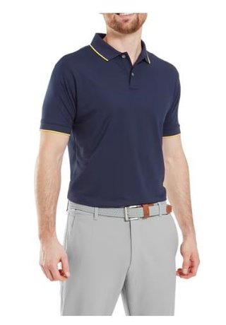 FootJoy Tipped Pique męskie polo, granatowy