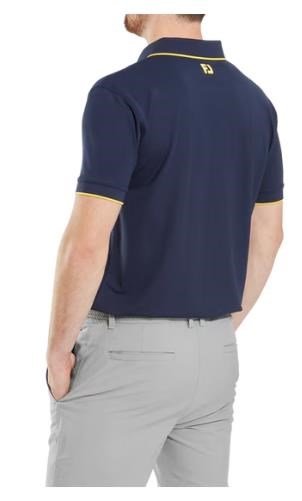 FootJoy Tipped Pique męskie polo, granatowy