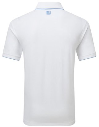 FootJoy Tipped Pique męskie polo, białe