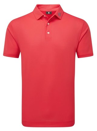 FootJoy Stretch Pique Solid męskie polo, hibiscus