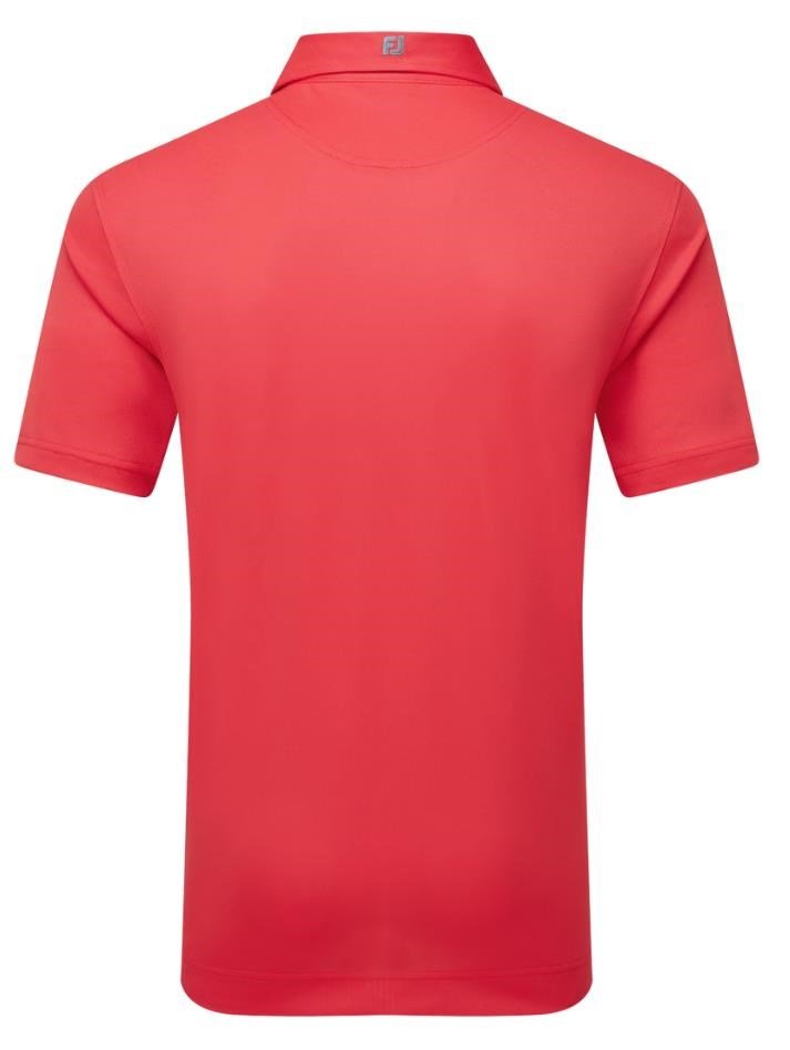 FootJoy Stretch Pique Solid męskie polo, hibiscus