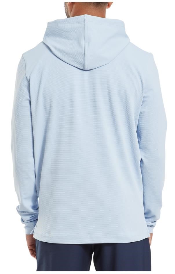 FootJoy Ottoman Jacquard Hoodie męska bluza, skyway