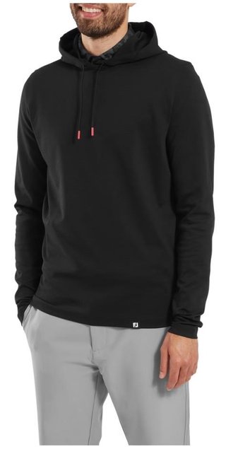 FootJoy Ottoman Jacquard Hoodie męska bluza, czarna