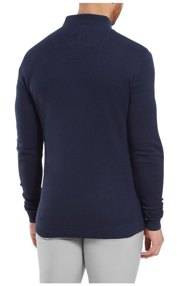 FootJoy Drirelease Button Placket męski sweter, dark denim