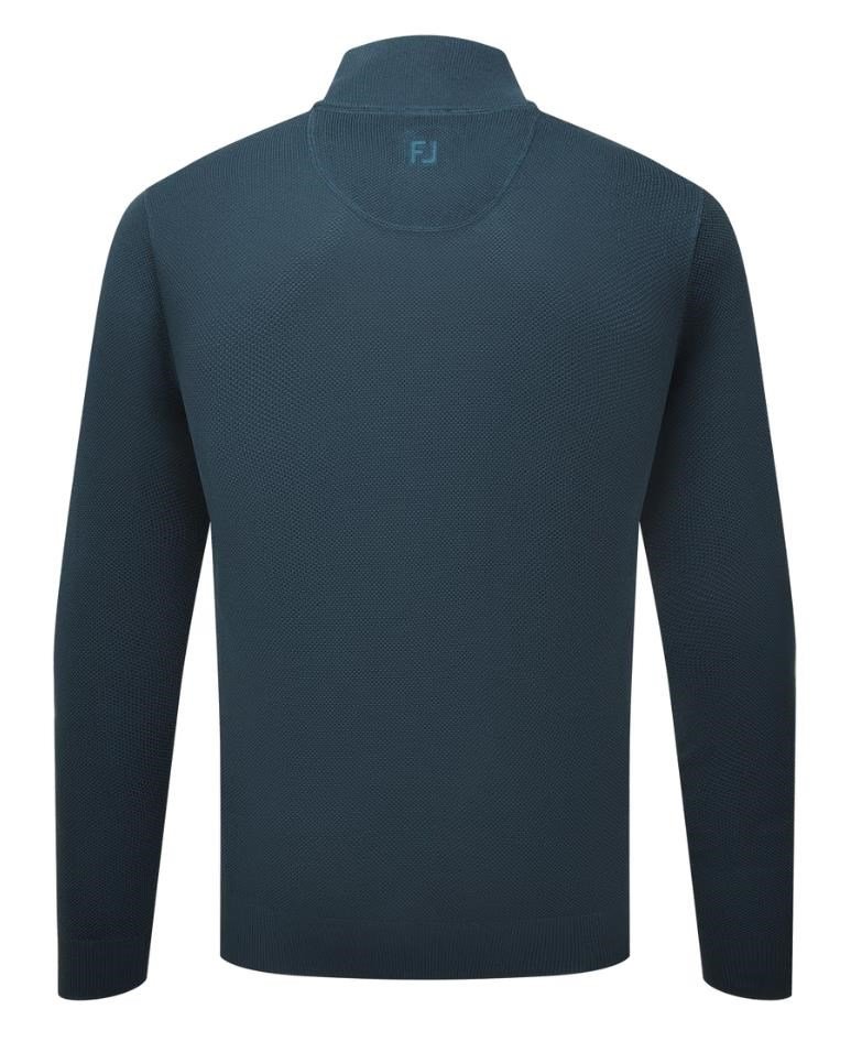 FootJoy Drirelease Button Placket męski sweter, dark denim