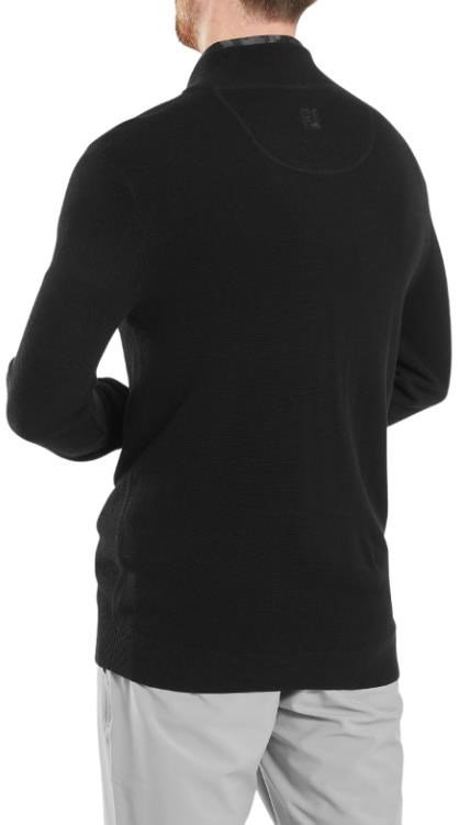 FootJoy Drirelease Button Placket męski sweter, czarne