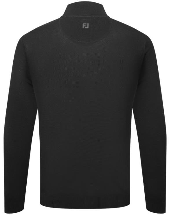 FootJoy Drirelease Button Placket męski sweter, czarne