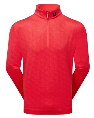 FootJoy Speckle Print Chill-Out męska bluza, czerwona