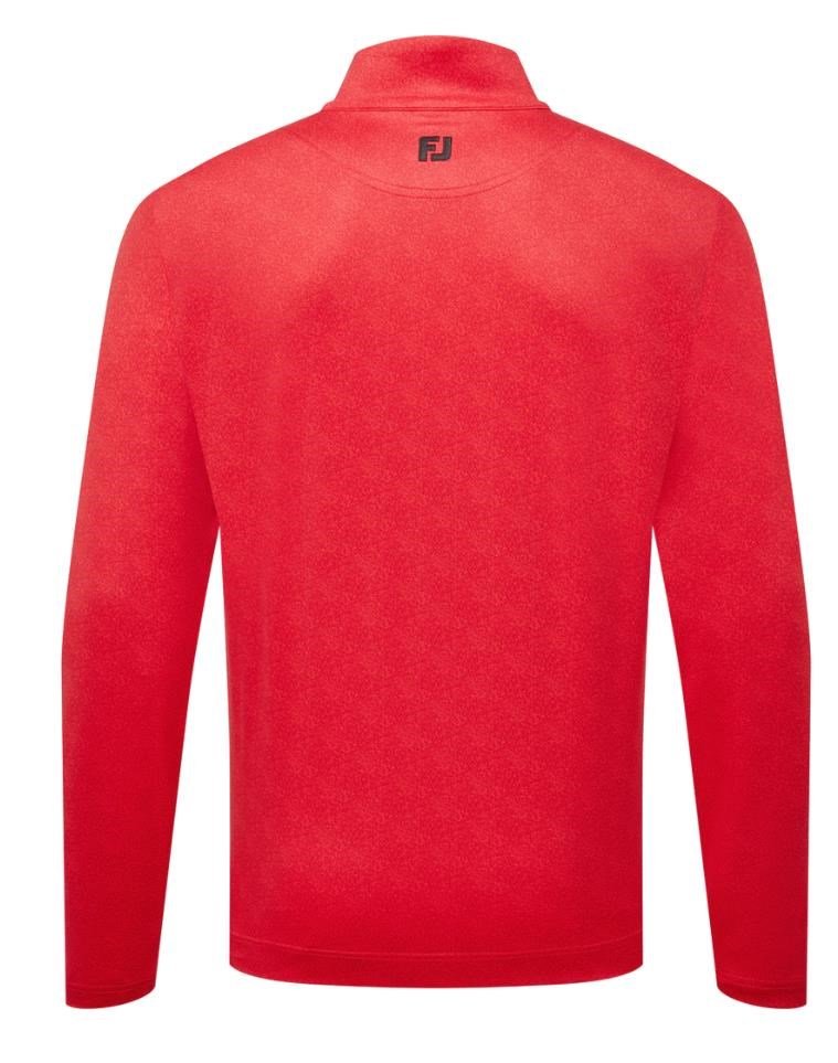 FootJoy Speckle Print Chill-Out męska bluza, czerwona