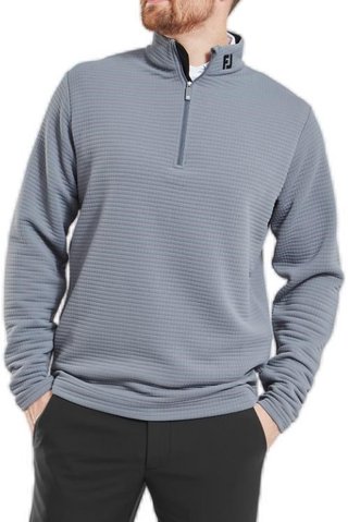 FootJoy Quilt Texture Chill-Out męska bluza, flint