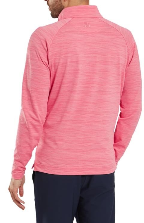 FootJoy Wave Jacquard Chill-Out męska bluza, różowy