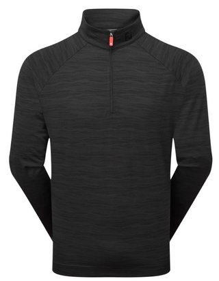 FootJoy Wave Jacquard Chill-Out męska bluza, czarna
