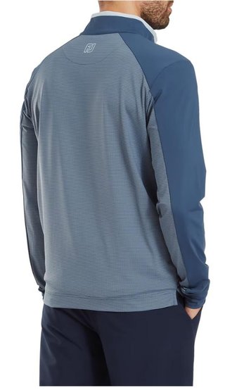 FootJoy TempoSeries Mixed Texture Chill-Out męska bluza, granatowy
