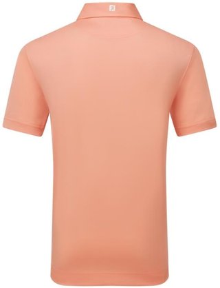 FootJoy Stretch Pique Solid Athletic Fit męskie polo, papaya