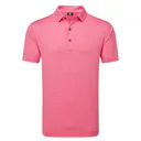 FootJoy Painted Floral Lisle męskie polo, różowe