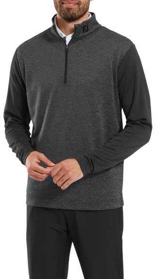 FootJoy Tonal Heather Chill-Out męska bluza, czarne