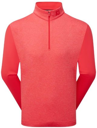 FootJoy Tonal Heather Chill-Out męska bluza, czerwony