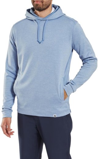 FootJoy Lightweight Hoodie męska bluza, heather blue jay