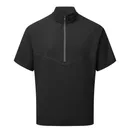 FootJoy Zephyr Short Sleeve Windshirt męska kurtka wiatrówka, czarna