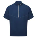 FootJoy Zephyr Short Sleeve Windshirt męska kurtka wiatroodporna, granatowa