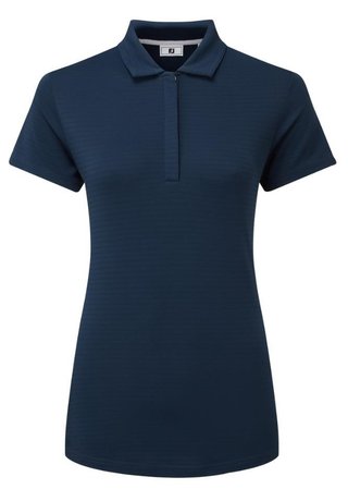 FootJoy Jacquard SS Shirt damskie polo, granatowy
