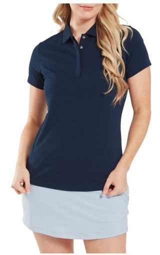 FootJoy Jacquard SS Shirt damskie polo, granatowy
