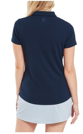 FootJoy Jacquard SS Shirt damskie polo, granatowy