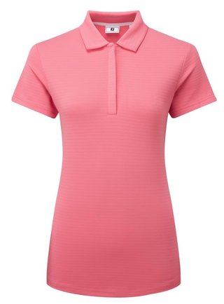 FootJoy Jacquard SS Shirt damskie polo, różowe