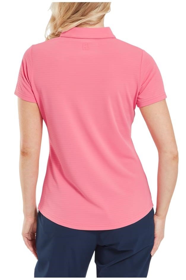 FootJoy Jacquard SS Shirt damskie polo, różowe