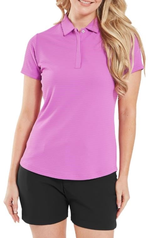 FootJoy Jacquard SS Shirt damskie polo, różowy
