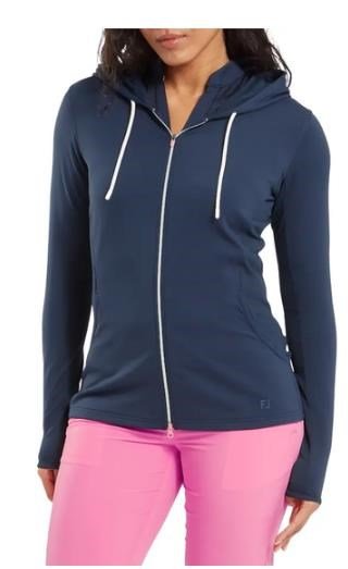 Footjoy Full-Zip Double Knit damska bluza, granatowa