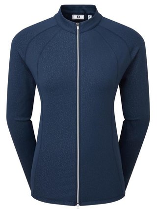 FootJoy Embossed Full-Zip Midlayer damska bluza, granatowa