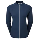 FootJoy Embossed Full-Zip Midlayer damska bluza, granatowa