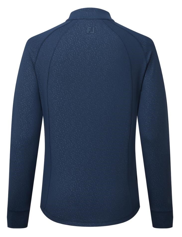 FootJoy Embossed Full-Zip Midlayer damska bluza, granatowa