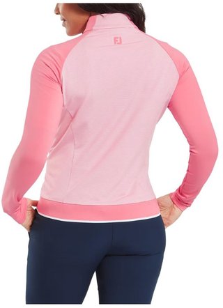 FootJoy 1/4-Zip Midlayer damska bluza, różowa