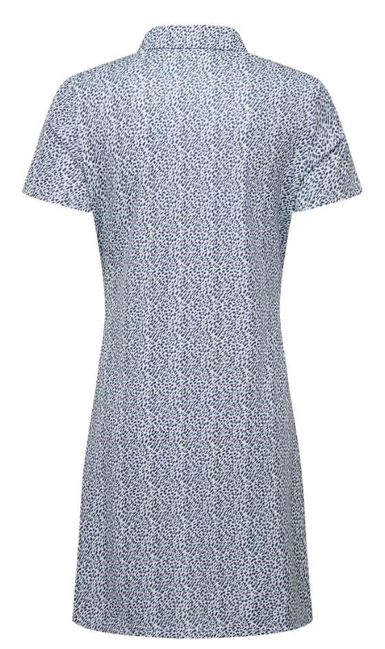FootJoy Animal Print sukienka golfowa, granatowo/biała