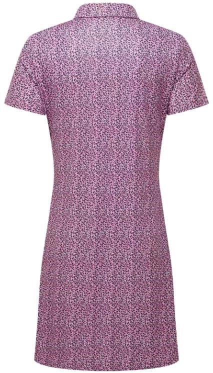 FootJoy Animal Print sukienka golfowa, różowy/czarne
