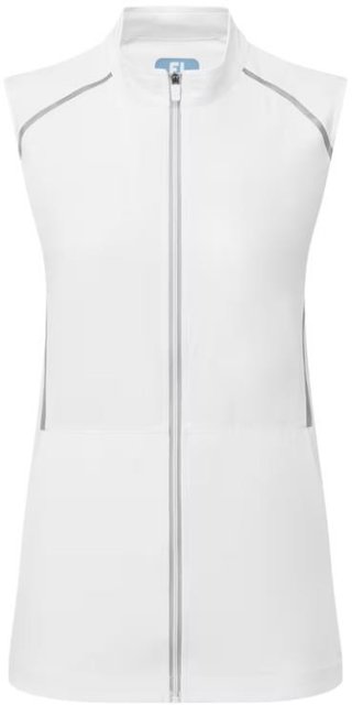 Footjoy ThermoSeries Full-Zip damska kamizelka, biały/srebrny