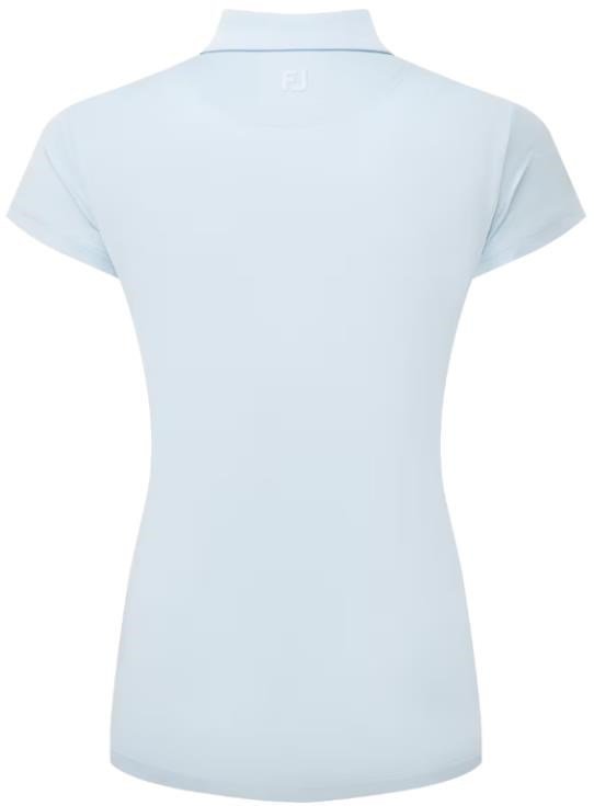 FootJoy Cap Sleeve Lisle damskie polo, skyway
