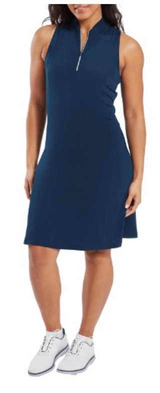 FootJoy 1/4-Zip Sleeveless sukienka golfowa, granatowa