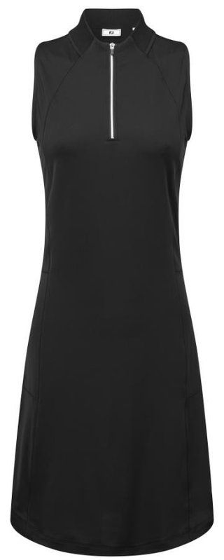 FootJoy 1/4-Zip Sleeveless sukienka golfowa, czarne