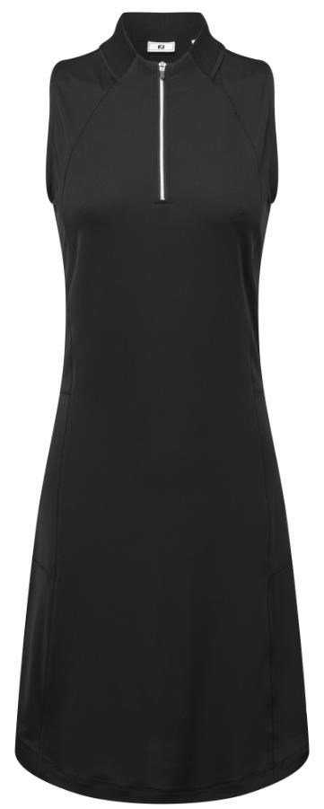 FootJoy 1/4-Zip Sleeveless sukienka golfowa, czarne