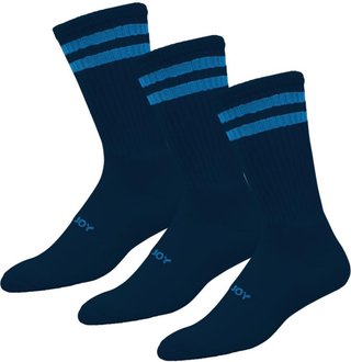 FootJoy ComfortSof Crew męskie skarpetki, navy/marine, 3 pary