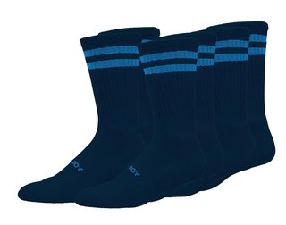 FootJoy ComfortSof Crew męskie skarpetki, navy/marine, 3 pary