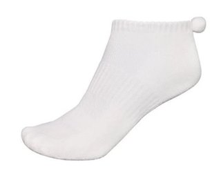 FootJoy Pro-Dry Pom-Pom damskie skarpetki, 1para, białe