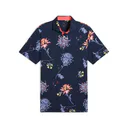 Puma MATTR Dahlia męskie polo, deep navy/blue horizon