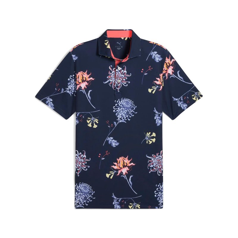 Puma MATTR Dahlia męskie polo, deep navy/blue horizon