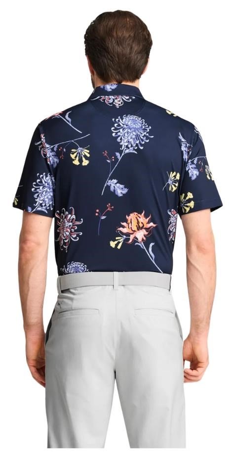 Puma MATTR Dahlia męskie polo, deep navy/blue horizon