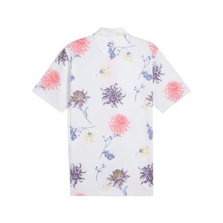 Puma MATTR Dahlia męskie polo, white glow/peach frost