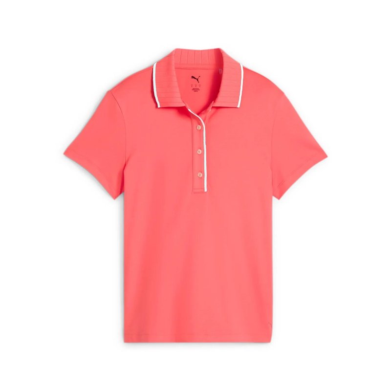 Puma Cloudspun Bridges damskie polo, peach frost